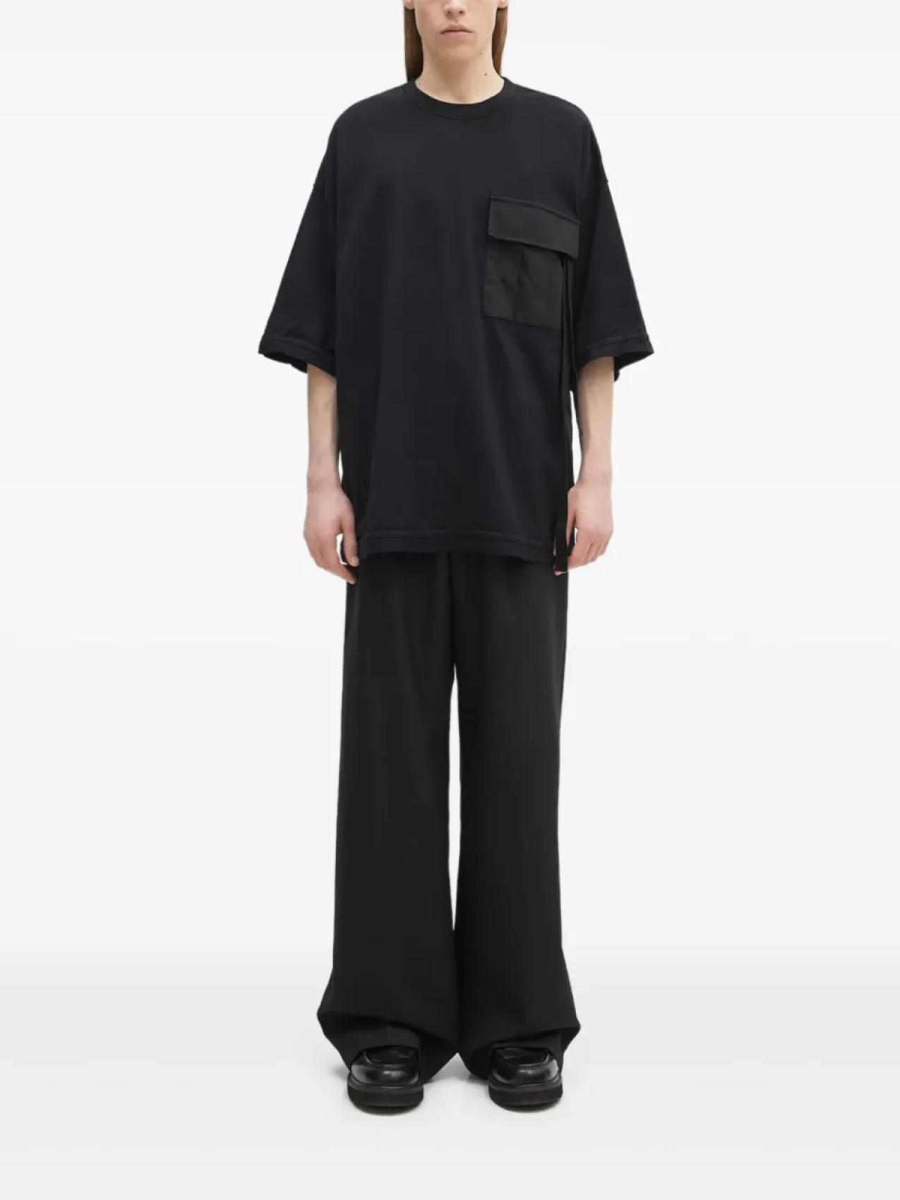 Футболка с надписью «Undercover» и карманами, черный
Футболка с надписью «Undercover» и карманами, черный