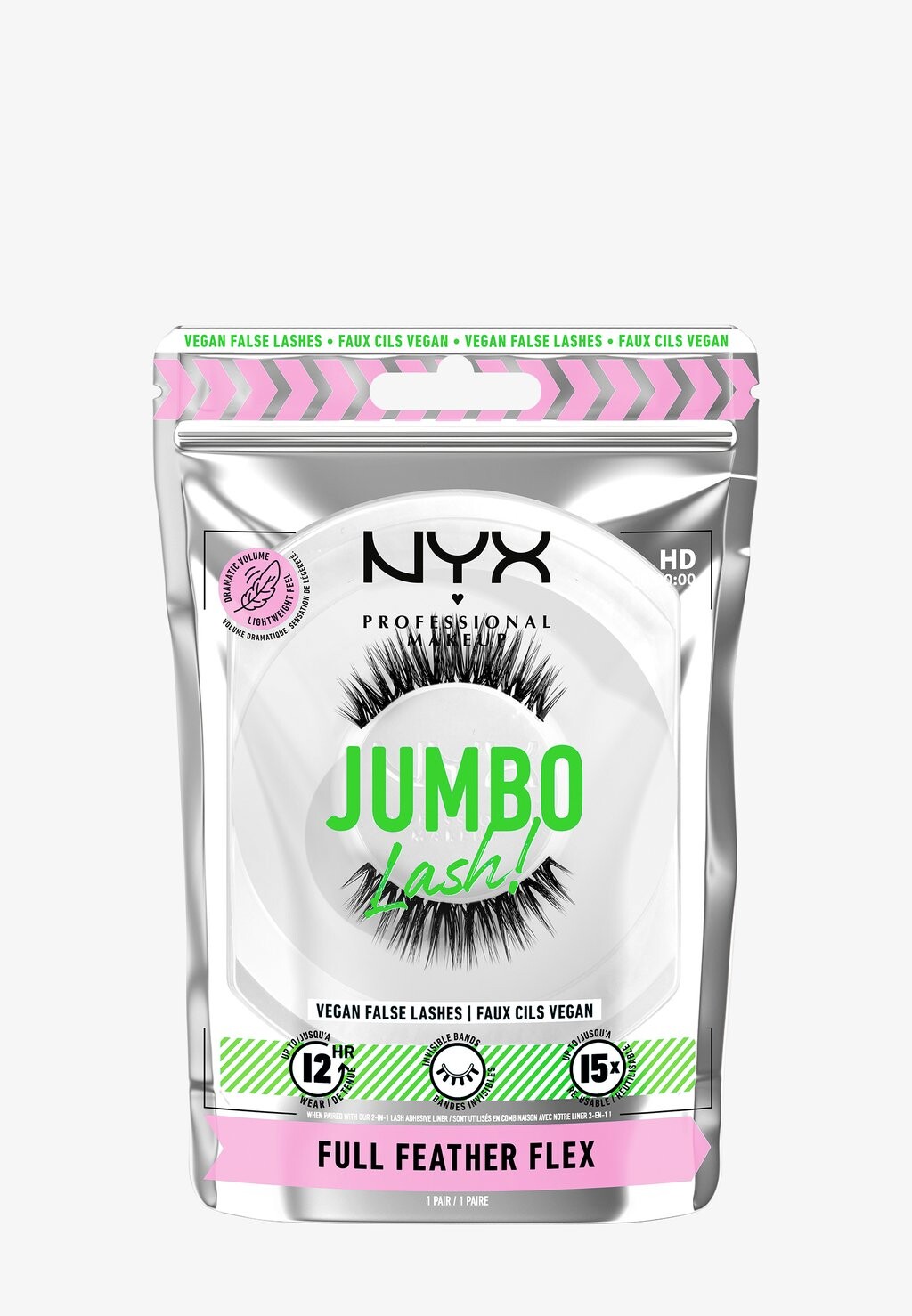 Накладные ресницы JUMBO LASH NYX Professional Makeup, бежевый
Накладные ресницы JUMBO LASH NYX Professional Makeup, бежевый