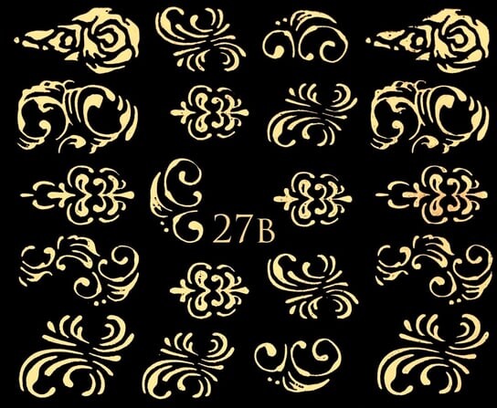 Водные наклейки металлизированные для ногтей - № 27Б, Raisin
Водные наклейки металлизированные для ногтей - № 27Б, Raisin