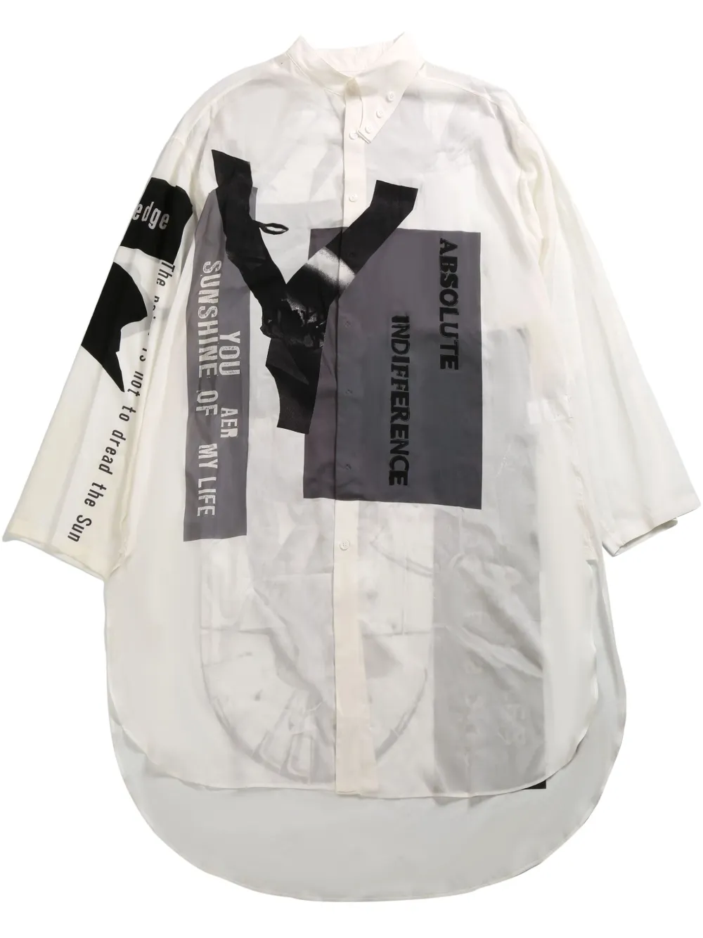 Рубашка с принтом Yohji Yamamoto, белый
Рубашка с принтом Yohji Yamamoto, белый