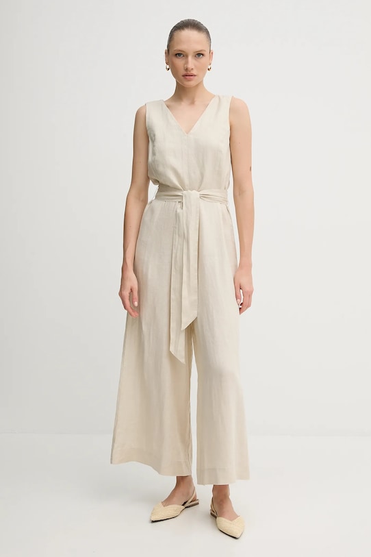 Льняной комбинезон United Colors Of Benetton, бежевый
Льняной комбинезон United Colors Of Benetton, бежевый