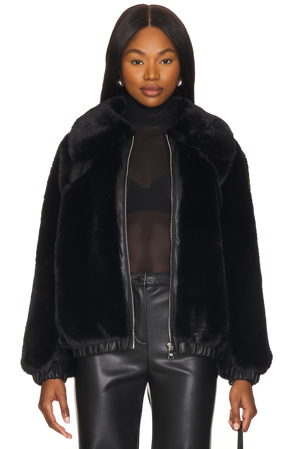 Куртка из зефрина Steve Madden, черный
Куртка из зефрина Steve Madden, черный