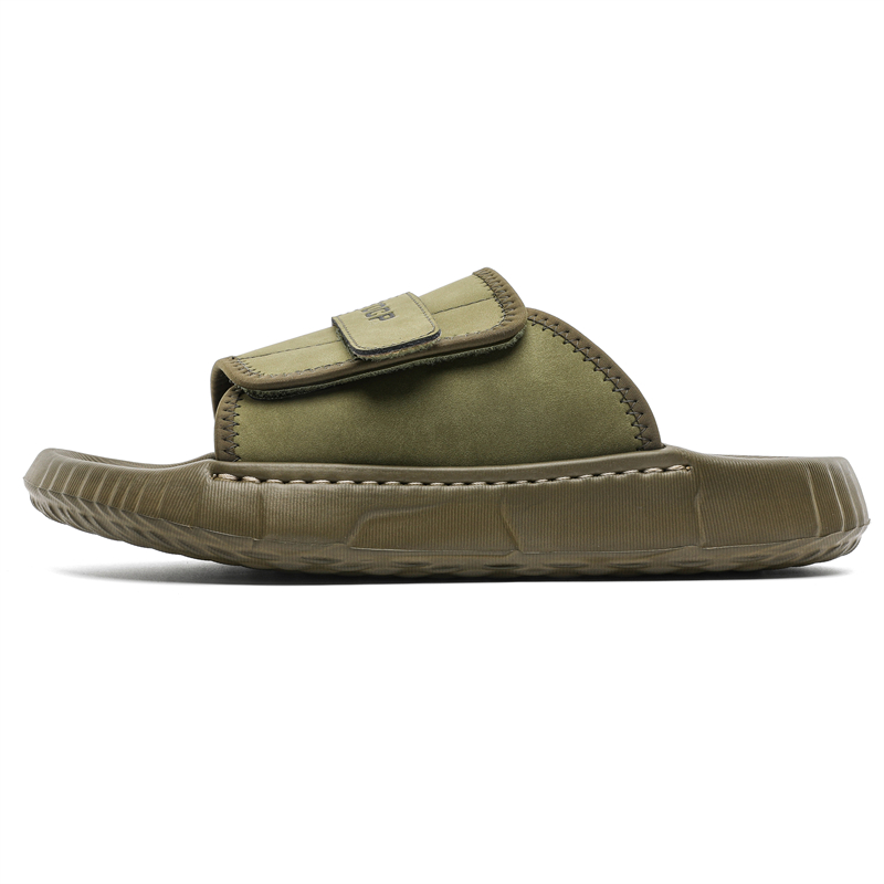 PAVEA Сандалии мужские оливково-зеленые с резиновой подошвой, нескользящие, устойчивые к запахам и истиранию 
PAVEA Сандалии мужские оливково-зеленые с резиновой подошвой, нескользящие, устойчивые к запахам и истиранию