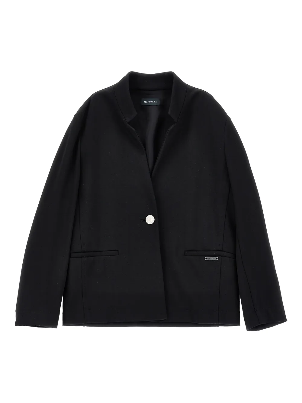 Блейзер с логотипом Monnalisa, черный
Блейзер с логотипом Monnalisa, черный