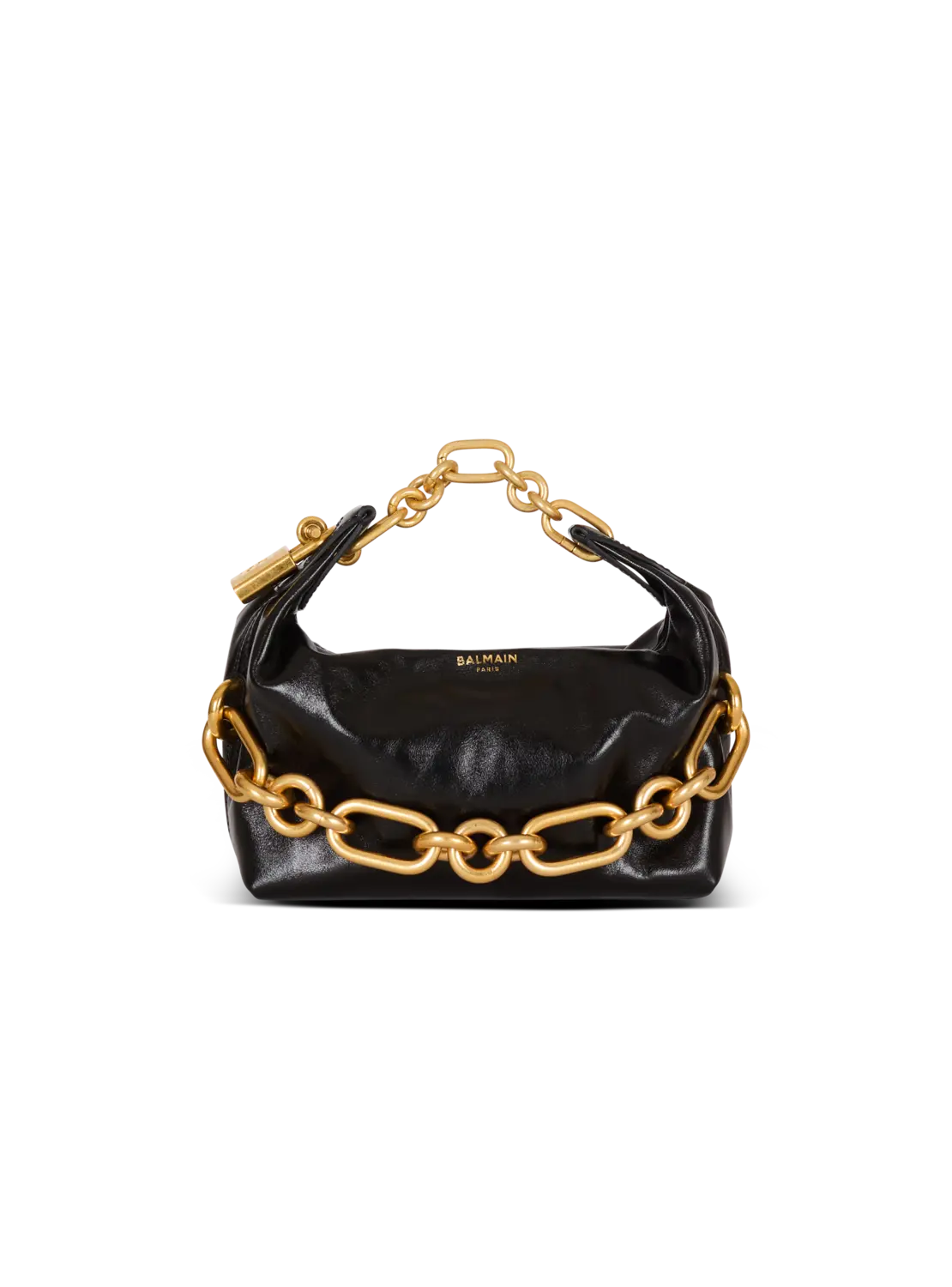 Мини-сумка Sync из телячьей кожи Balmain, бежевый/черный
Мини-сумка Sync из телячьей кожи Balmain, бежевый/черный