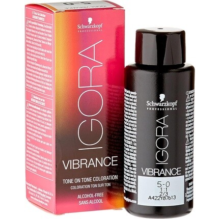Профессиональная краска для волос Igora Vibrance Tone On Tone 5-0 Светло-коричневый 60 мл, Schwarzkopf
Профессиональная краска для волос Igora Vibrance Tone On Tone 5-0 Светло-коричневый 60 мл, Schwarzkopf