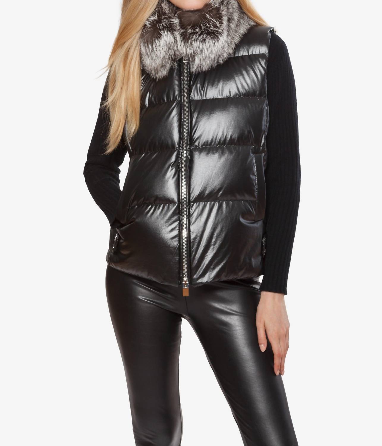 Linda richards Женский пуховый жилет черного цвета
Linda richards Женский пуховый жилет черного цвета