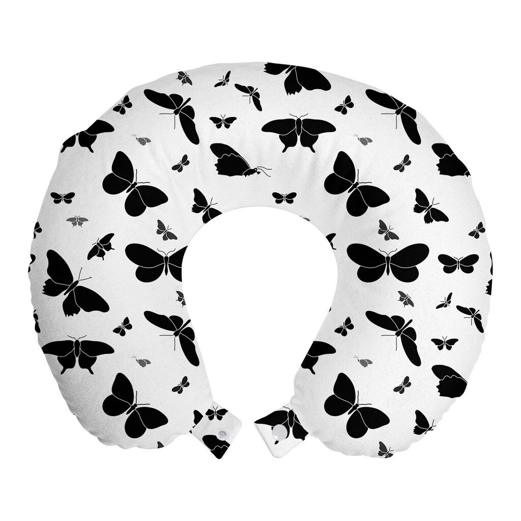 ABAKUHAUS Travel Pillow Butterfly Подушка для шеи, монохромный дизайн жуков, пенопластовые дорожные принадлежности для самолета и автомобиля, 30x30 см, белый и черный
ABAKUHAUS Travel Pillow Butterfly Подушка для шеи, монохромный дизайн жуков, пенопластовые дорожные принадлежности для самолета и автомобиля, 30x30 см, белый и черный