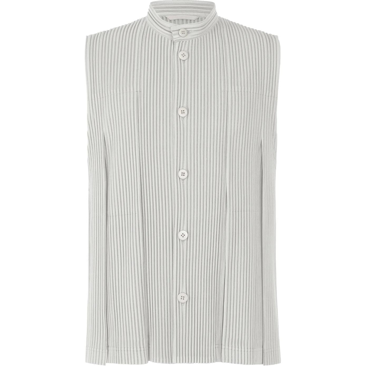 Рубашка Tucked Pleated Vest Homme Plissé Issey Miyake, светло-серый
Рубашка Tucked Pleated Vest Homme Plissé Issey Miyake, светло-серый
