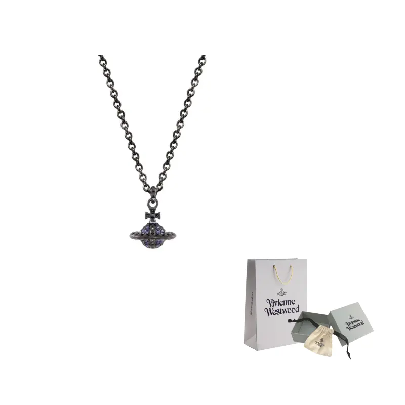 Латунные ожерелья Unisex Gunmetal/Purple Diamond Vivienne Westwood, черный
Латунные ожерелья Unisex Gunmetal/Purple Diamond Vivienne Westwood, черный