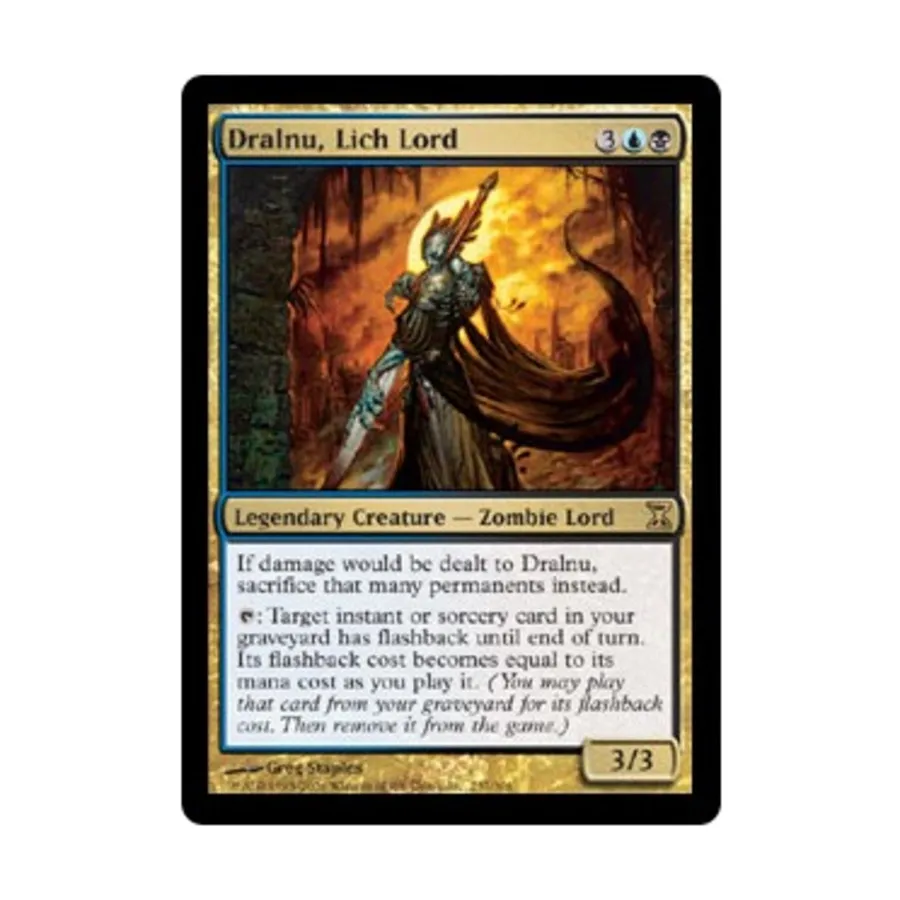 CCG Дралну, Лорд-лич (R), MTG - Time Spiral
CCG Дралну, Лорд-лич (R), MTG - Time Spiral