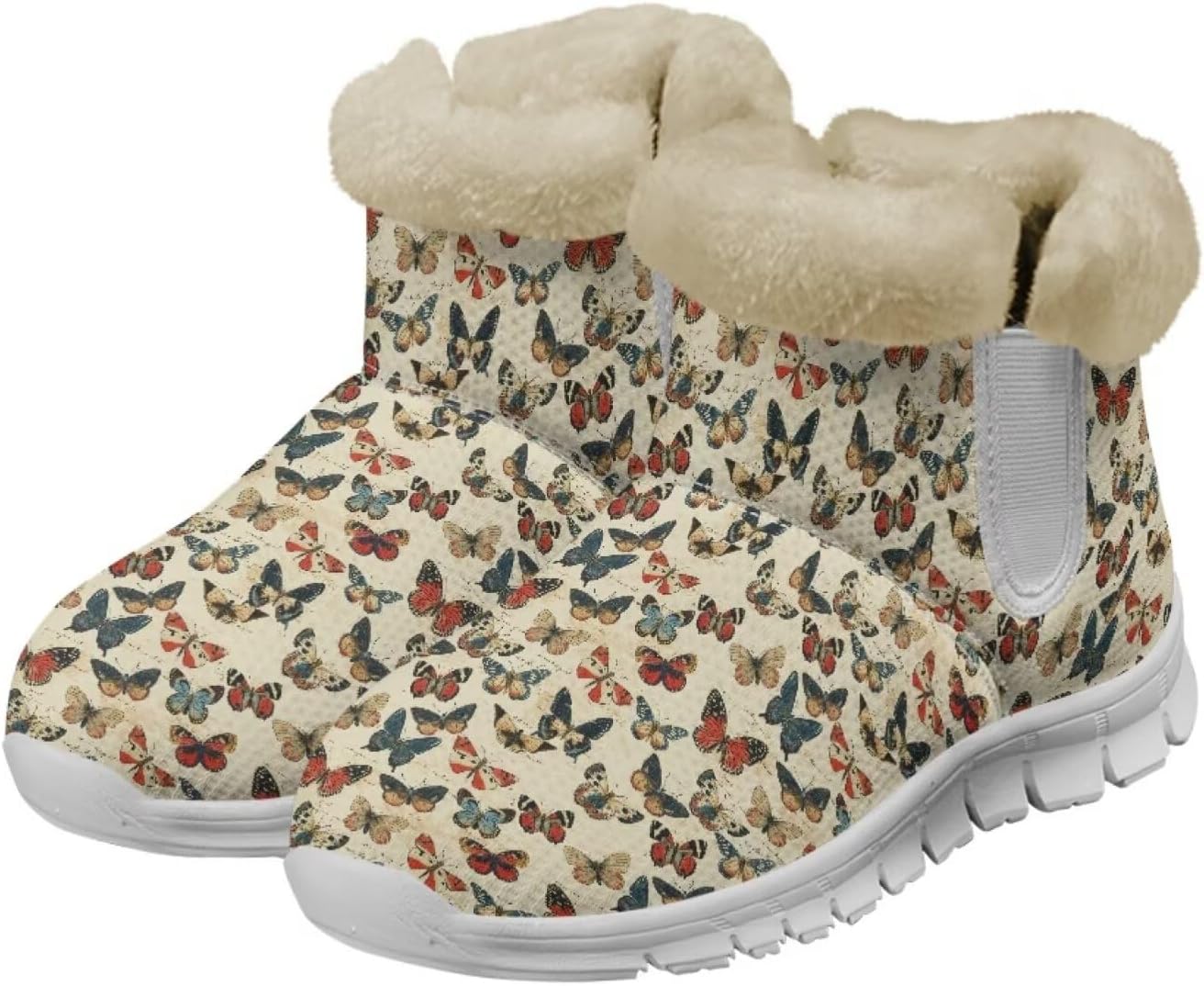 Унисекс зимние снежные ботинки JoyLamoria, эластичные ботильоны до щиколотки, уличные, легко надеваются, удобные пушистые ботинки, Butterfly
Унисекс зимние снежные ботинки JoyLamoria, эластичные ботильоны до щиколотки, уличные, легко надеваются, удобные пушистые ботинки, Butterfly