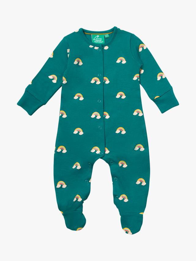 Детский комбинезон из хлопка с радужным принтом Little Green Radicals, Green
Детский комбинезон из хлопка с радужным принтом Little Green Radicals, Green