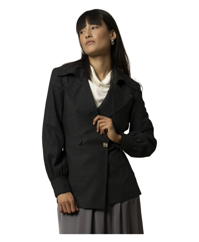 Стильная куртка-накидка Kocca, серый
Стильная куртка-накидка Kocca, серый