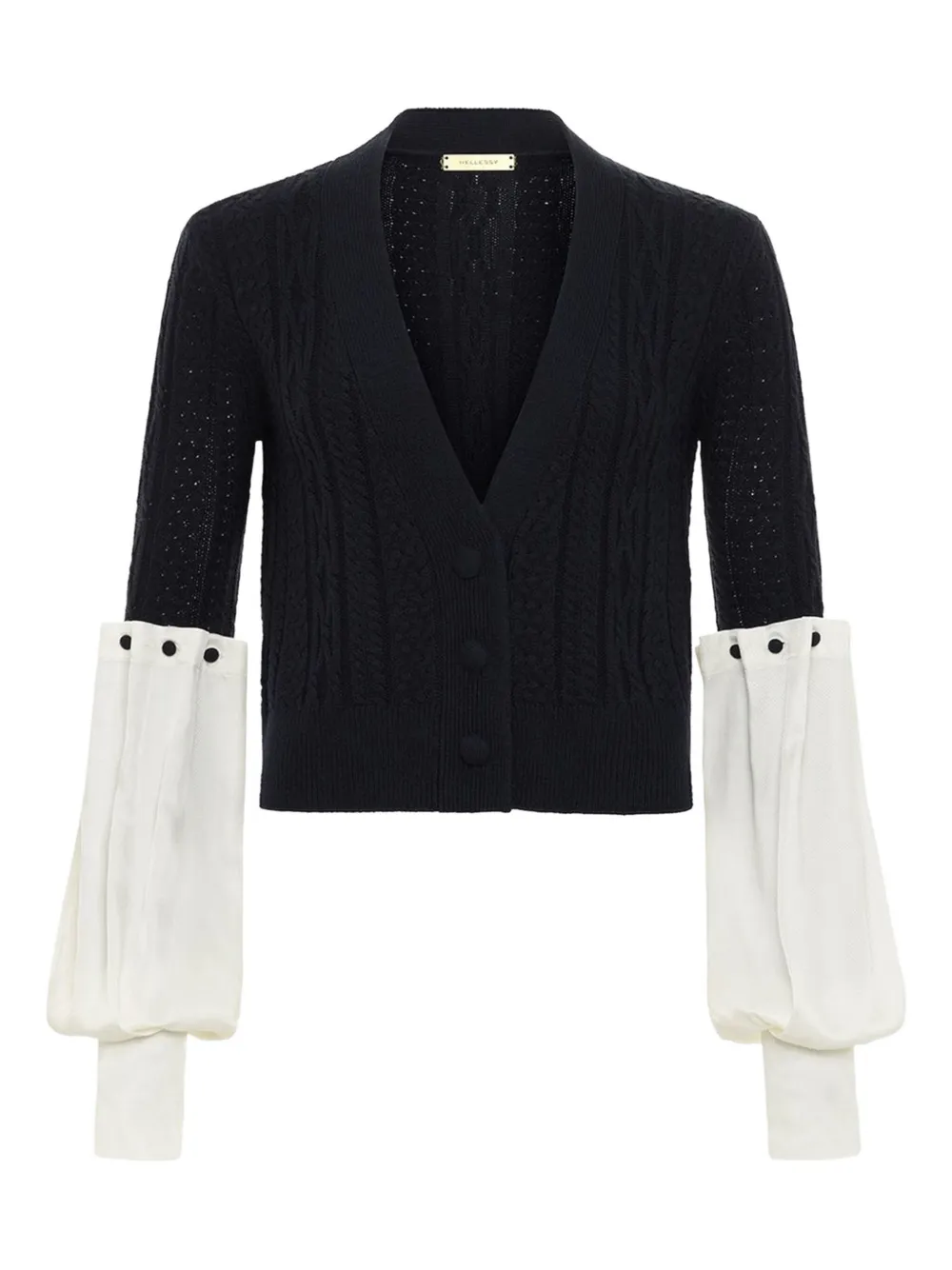 Кардиган Angelite фактурной вязки с объемными рукавами Hellessy, синий
Кардиган Angelite фактурной вязки с объемными рукавами Hellessy, синий