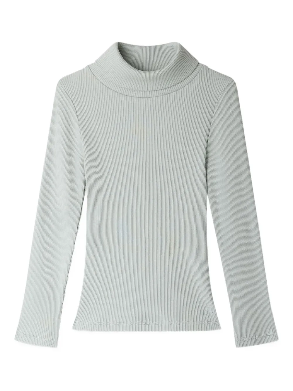 Свитер в рубчик с высоким воротником Bonpoint, зеленый 
Свитер в рубчик с высоким воротником Bonpoint, зеленый