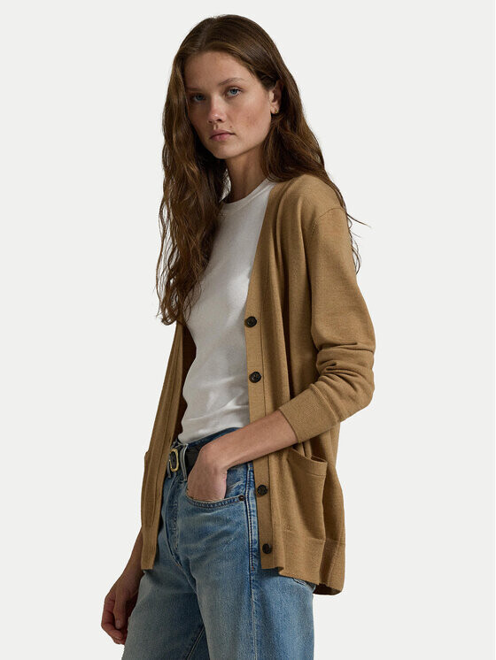 Кардиган свободного кроя Polo Ralph Lauren, бежевый
Кардиган свободного кроя Polo Ralph Lauren, бежевый