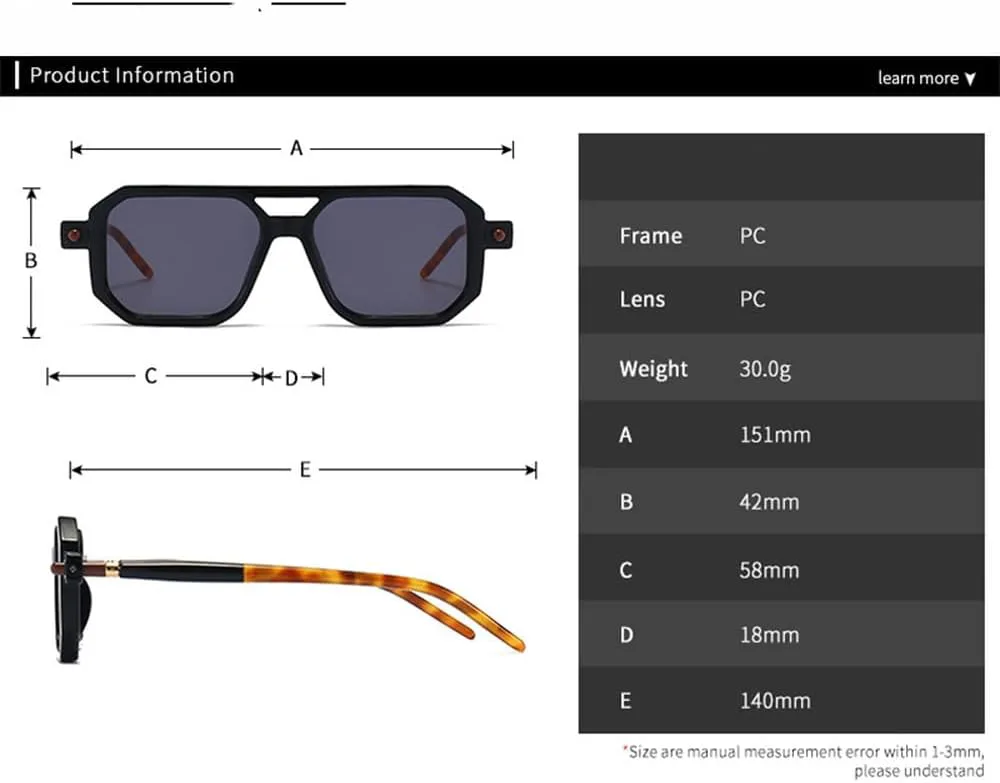 Винтажные солнцезащитные очки в оранжевой оправе с леопардовым принтом, прямоугольной формы, для мужчин и женщин, в стиле ретро с двойной перемычкой HVTVTLA, C2
Винтажные солнцезащитные очки в оранжевой оправе с леопардовым принтом, прямоугольной формы, для мужчин и женщин, в стиле ретро с двойной перемычкой HVTVTLA, C2
