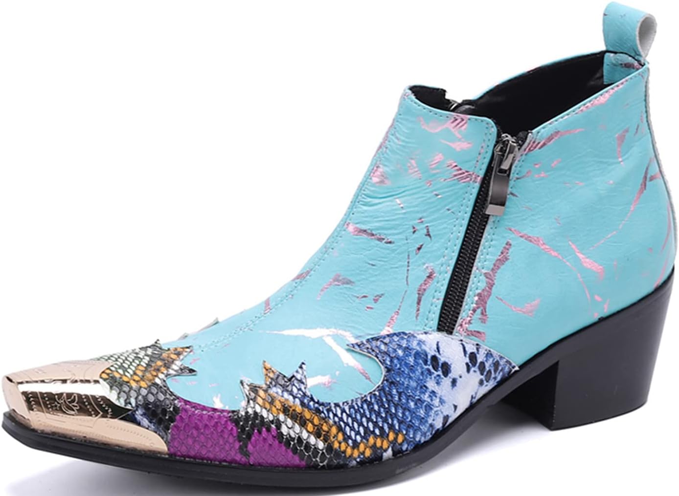 Мужские ботинки челси Santimon - кожаные ковбойские ботинки до щиколотки с металлическим носком, пряжками и молнией - двухцветные, для торжественных случаев и повседневной носки, вечеринок, дискотек, свадеб, выпускных и выступлений, синий
Мужские ботинки челси Santimon - кожаные ковбойские ботинки до щиколотки с металлическим носком, пряжками и молнией - двухцветные, для торжественных случаев и повседневной носки, вечеринок, дискотек, свадеб, выпускных и выступлений, синий