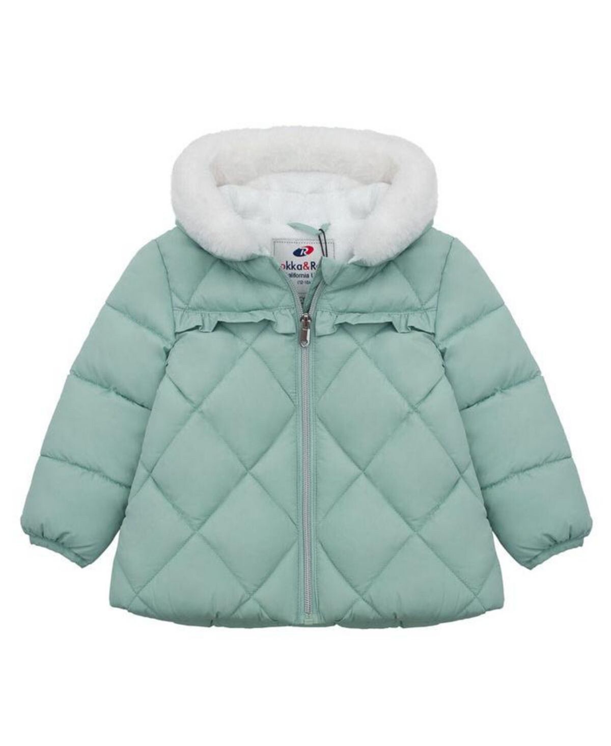 Пуховик с мягкой подкладкой и капюшоном Rokka&Rolla, светло-зеленый
Пуховик с мягкой подкладкой и капюшоном Rokka&Rolla, светло-зеленый