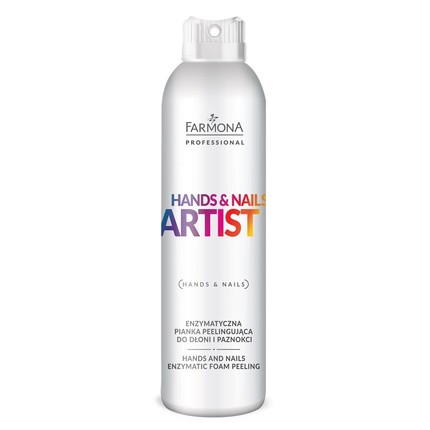 Professional Hands & Nails Artist Энзимная пена-пилинг для рук и ногтей 150 мл Farmona
Professional Hands & Nails Artist Энзимная пена-пилинг для рук и ногтей 150 мл Farmona