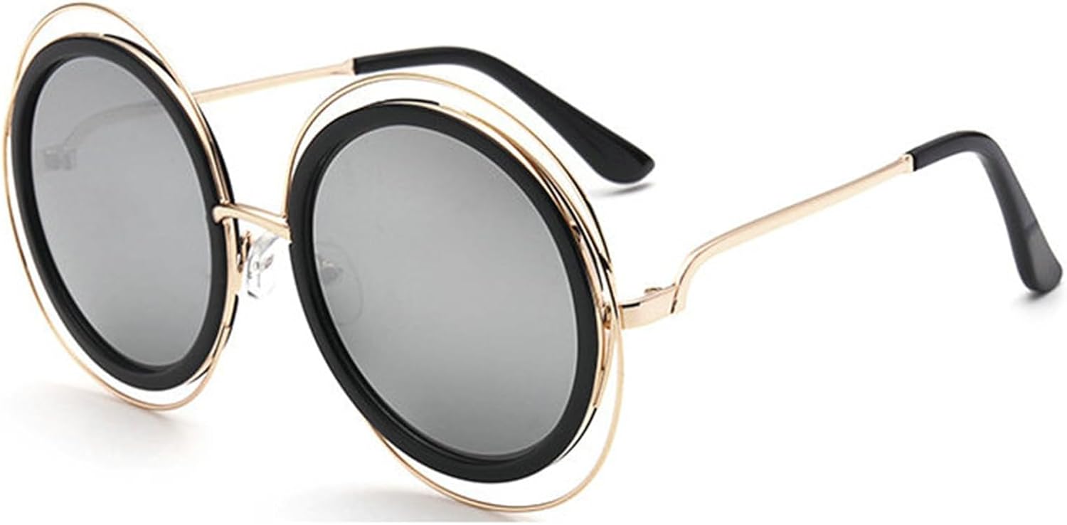 Willochra Модные металлические солнцезащитные очки с двойной круглой оправой и проволочным каркасом, большие круглые солнцезащитные очки для женщин, роскошные солнцезащитные очки с градиентным переходом цвета, C3
Willochra Модные металлические солнцезащитные очки с двойной круглой оправой и проволочным каркасом, большие круглые солнцезащитные очки для женщин, роскошные солнцезащитные очки с градиентным переходом цвета, C3