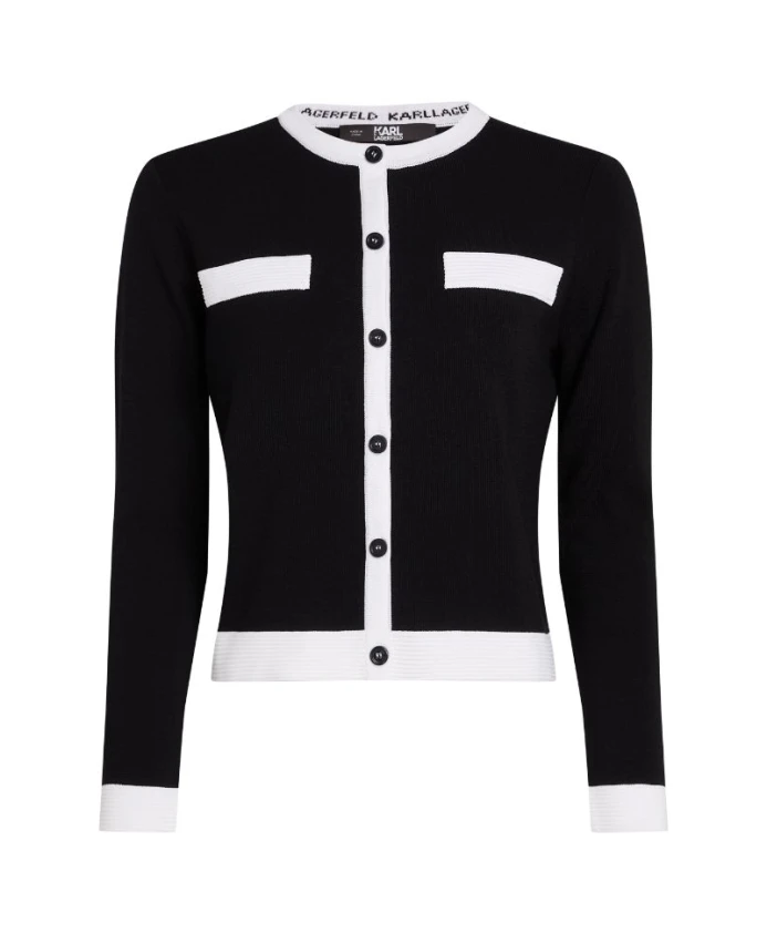 Кардиган с длинными рукавами Karl Lagerfeld, черный
Кардиган с длинными рукавами Karl Lagerfeld, черный