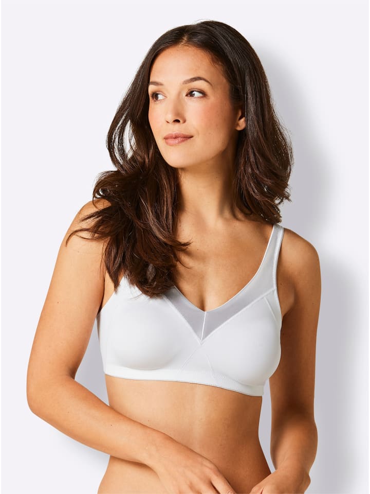 Бюстгальтер-минимайзер без косточек белого цвета Naturana
Бюстгальтер-минимайзер без косточек белого цвета Naturana