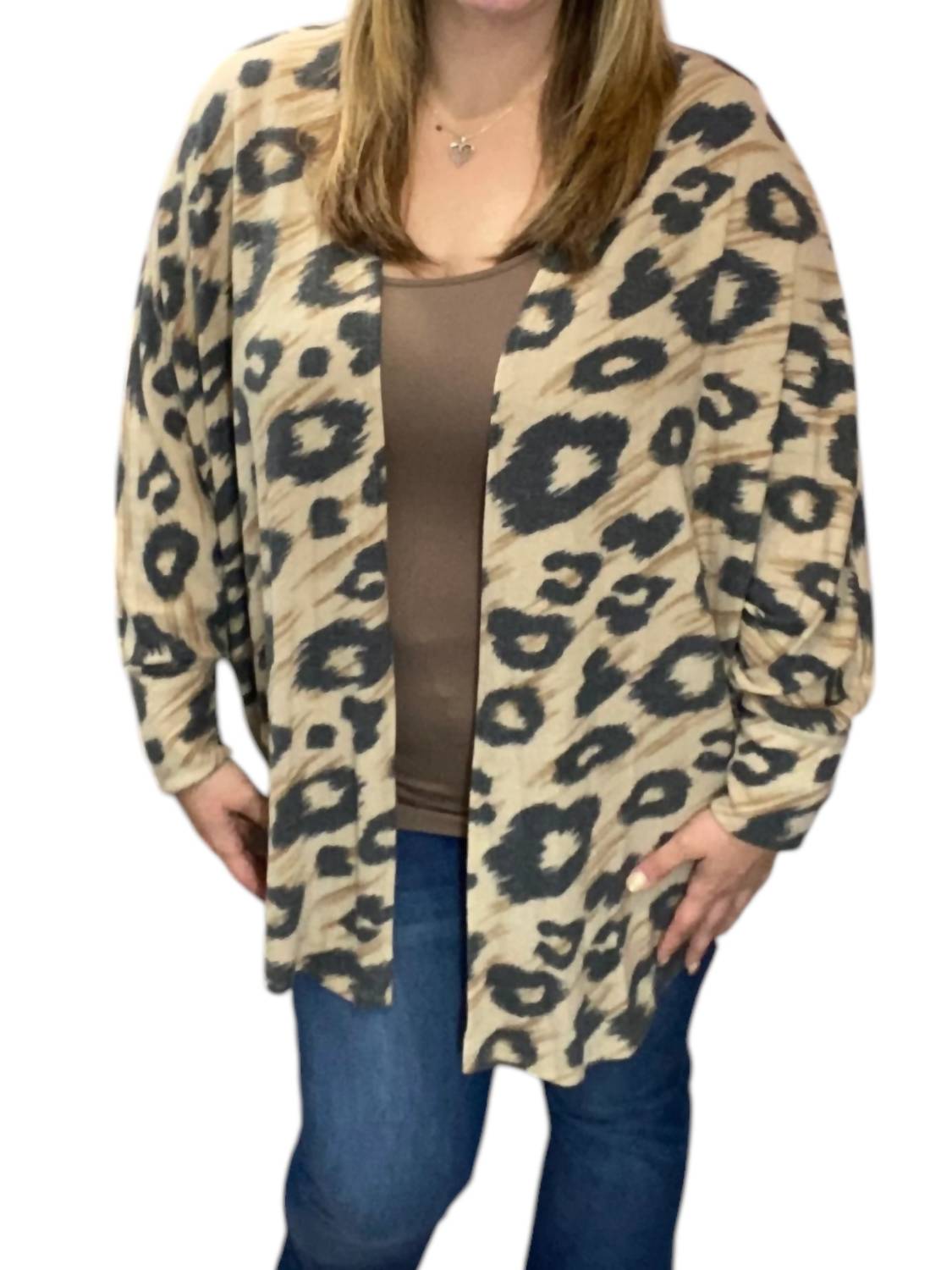 Кардиган-кокон из флиса серого/серо-коричневого цвета honeyme
Кардиган-кокон из флиса серого/серо-коричневого цвета honeyme