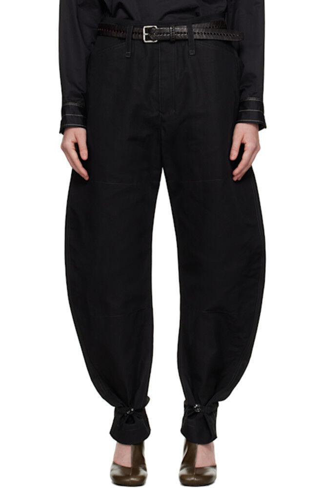 Черные зауженные брюки LEMAIRE
Черные зауженные брюки LEMAIRE