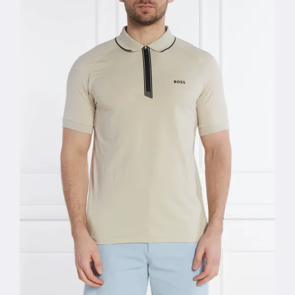 Рубашка-Поло узкого кроя Philips Boss, желтый 
Рубашка-Поло узкого кроя Philips Boss, желтый