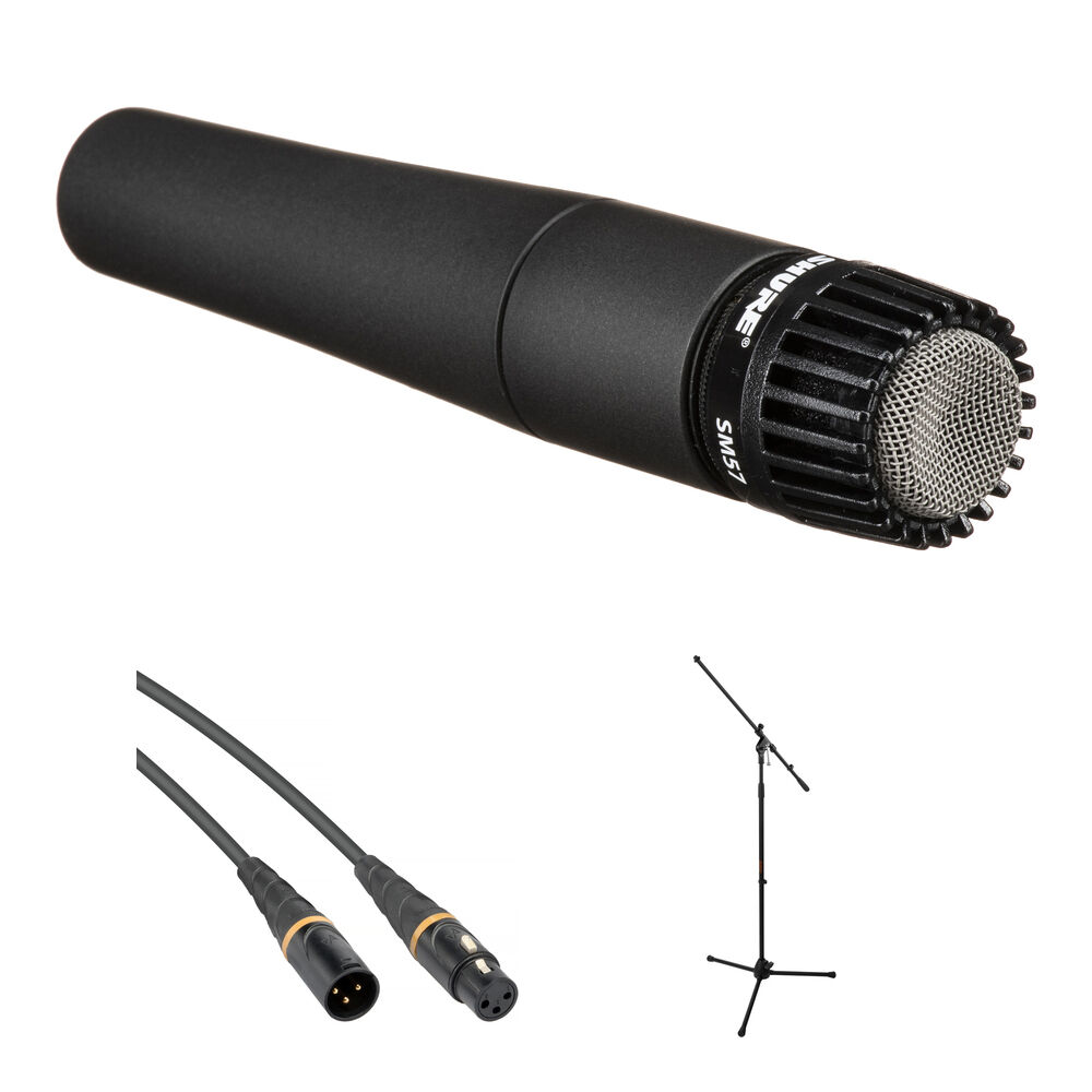 Ручной микрофон Shure SM57-LC Handheld Dynamic Microphone Stage Kit
Ручной микрофон Shure SM57-LC Handheld Dynamic Microphone Stage Kit