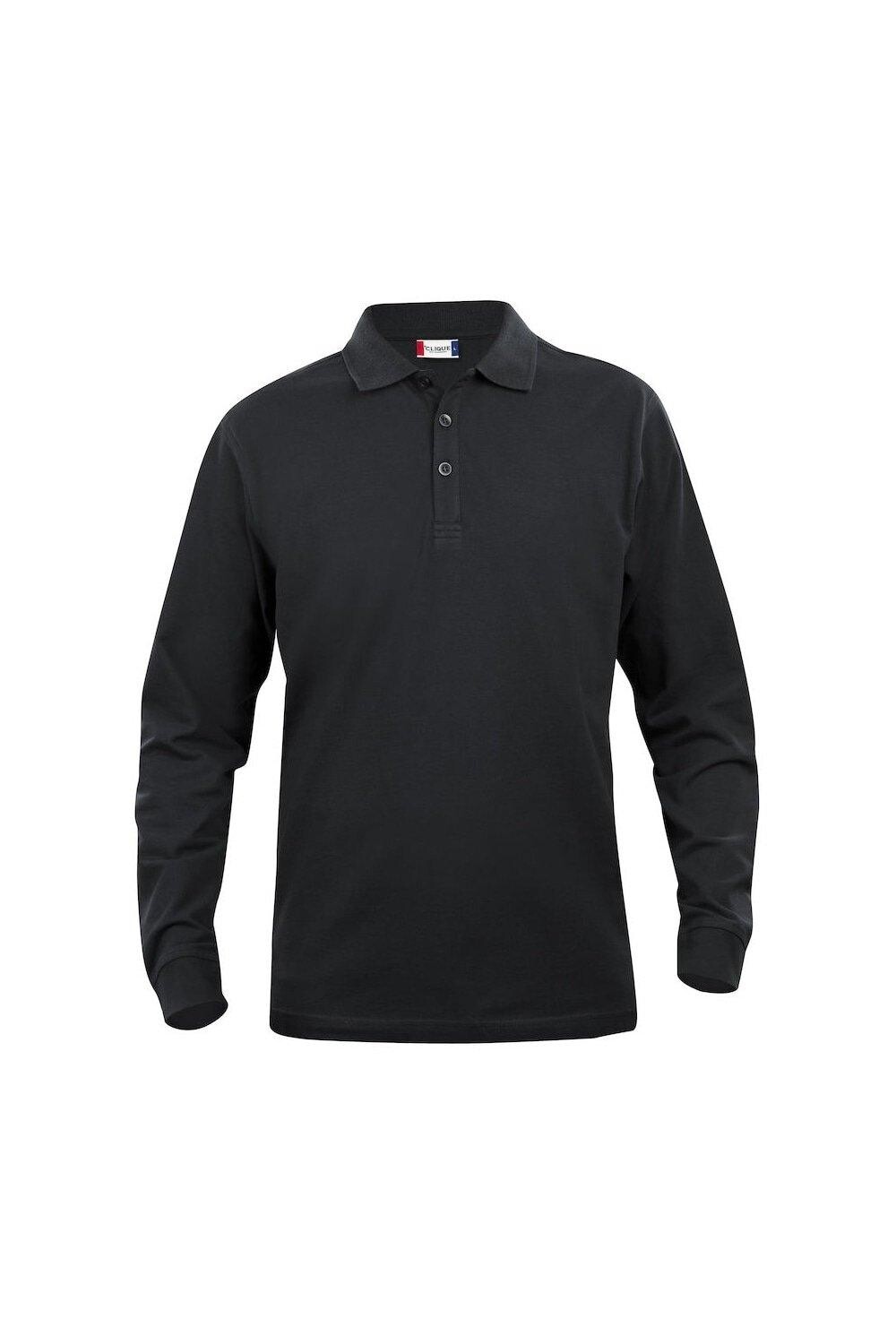 Классическая рубашка-поло Lincoln с длинными рукавами Clique, черный
Классическая рубашка-поло Lincoln с длинными рукавами Clique, черный