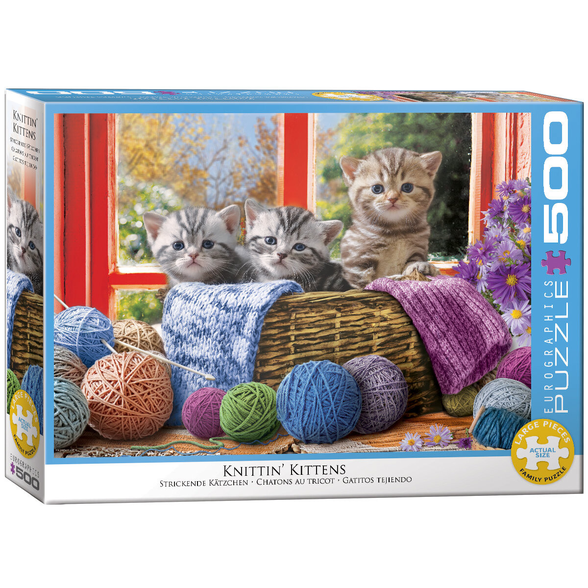 Еврографика, пазл Knittin Kittens, 500 шт. EuroGraphics
Еврографика, пазл Knittin Kittens, 500 шт. EuroGraphics