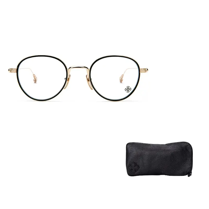 Chrome Hearts Унисекс очковая оправа из сплава Round, Matte Black / Gold Plated
Chrome Hearts Унисекс очковая оправа из сплава Round, Matte Black / Gold Plated