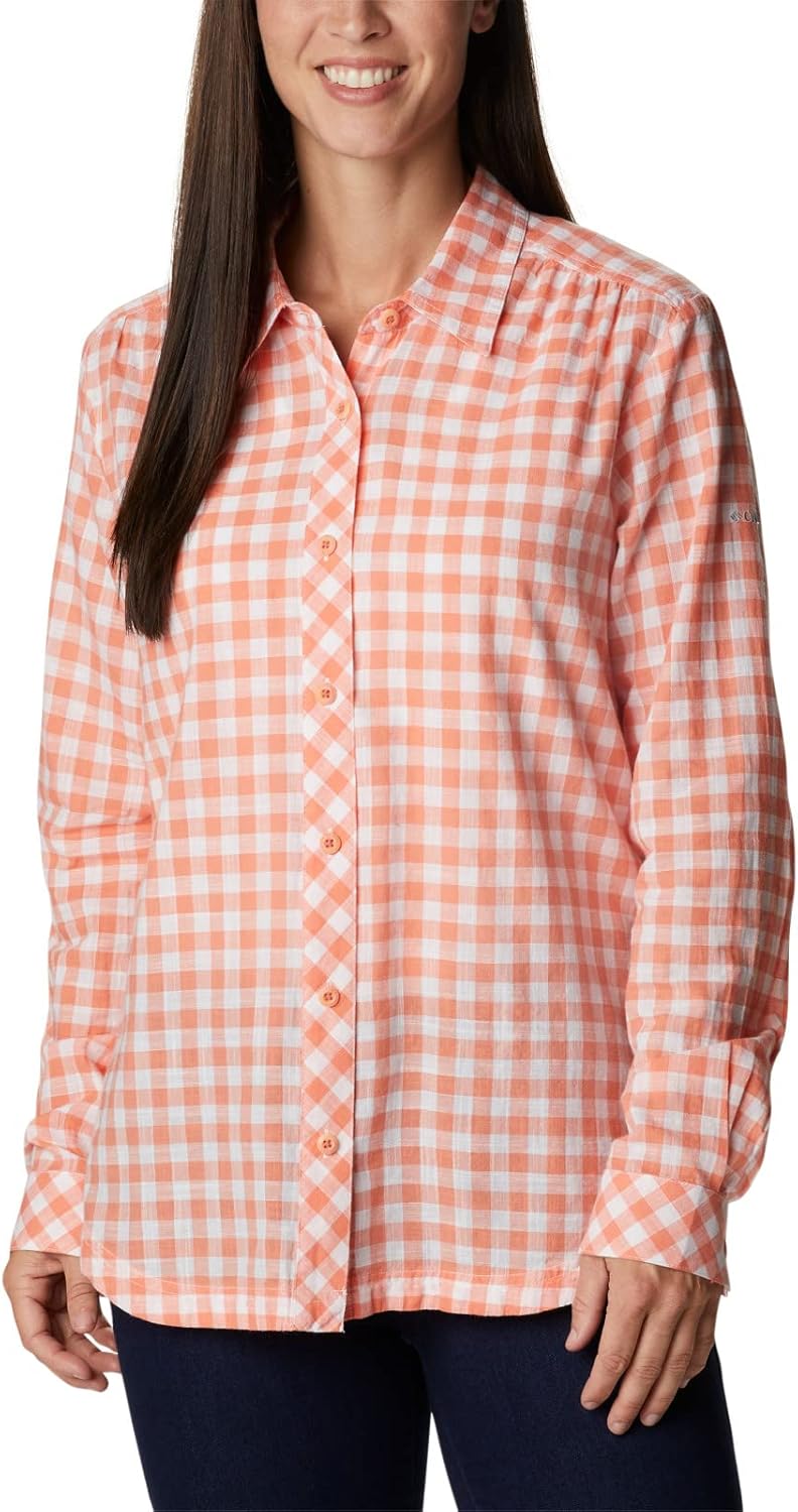 Женская рубашка Columbia Camp Henry III Ls, Coral Reef Gingham
Женская рубашка Columbia Camp Henry III Ls, Coral Reef Gingham