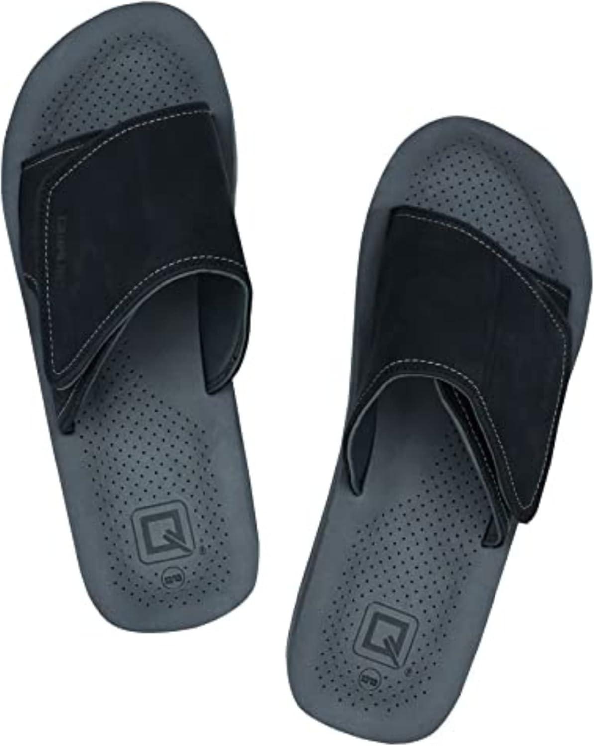 Мужские слайды Qwave - комфортные, водонепроницаемые - 3 варианта цвета - мужские сандалии - мужские шлепанцы для душа, черный
Мужские слайды Qwave - комфортные, водонепроницаемые - 3 варианта цвета - мужские сандалии - мужские шлепанцы для душа, черный