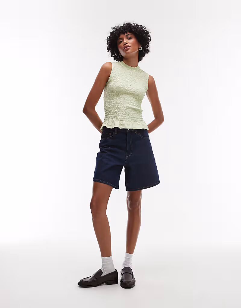 Шорты Topshop denim loose jort in rinse wash
Шорты Topshop denim loose jort in rinse wash