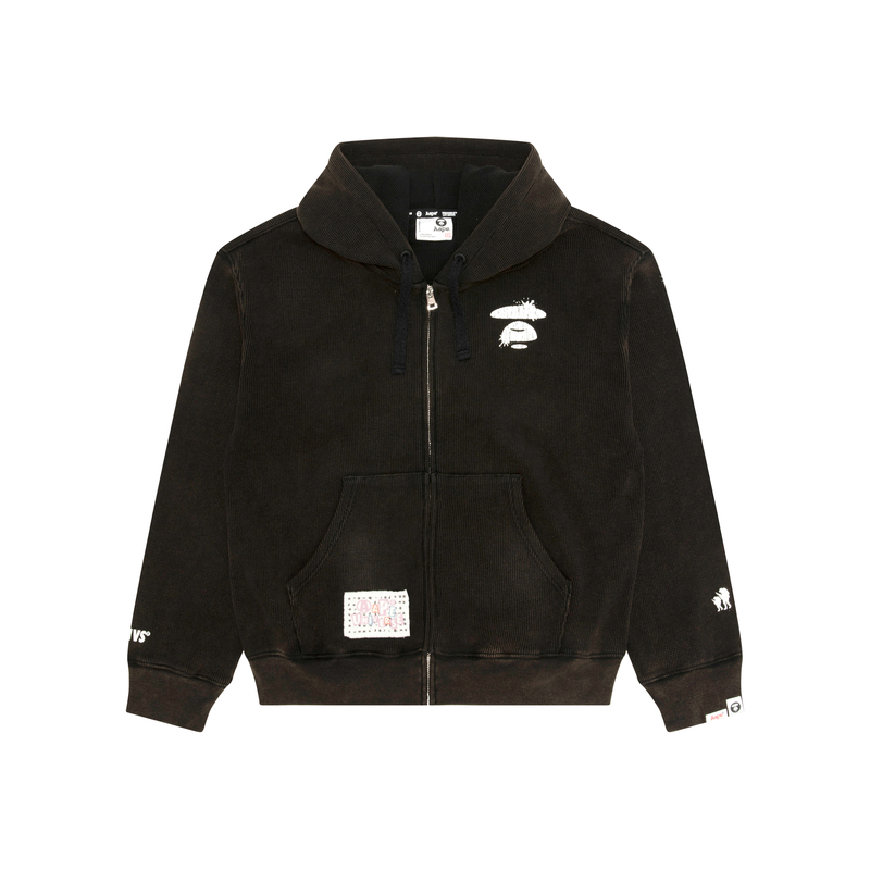 Толстовка с молнией и принтом от *A Bathing APE Aape, черный
Толстовка с молнией и принтом от *A Bathing APE Aape, черный