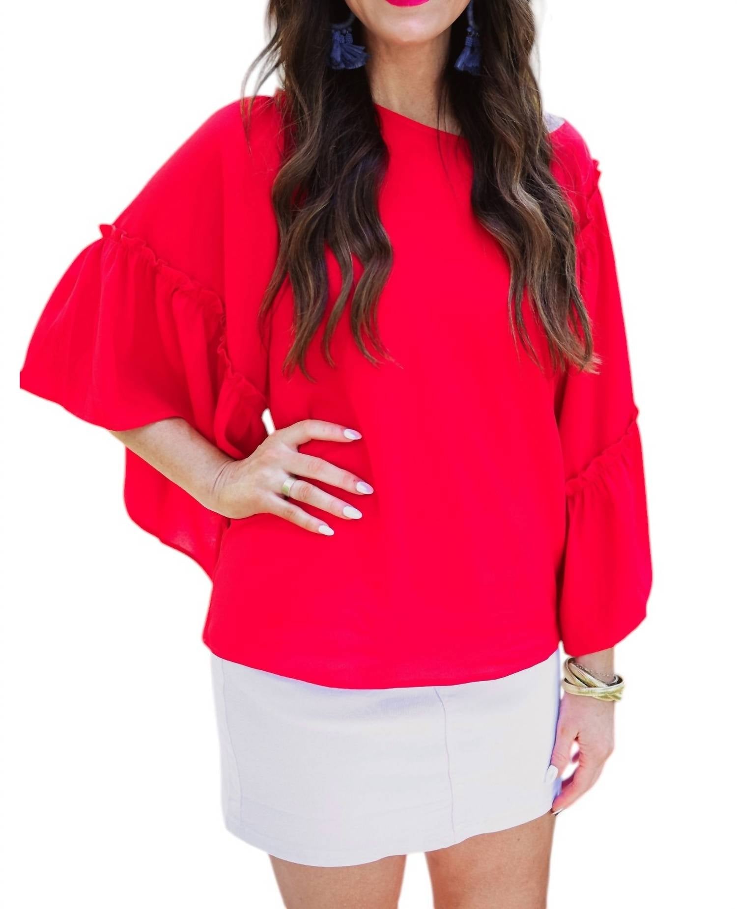 Блейн Топ в красном цвете Jess Lea
Блейн Топ в красном цвете Jess Lea