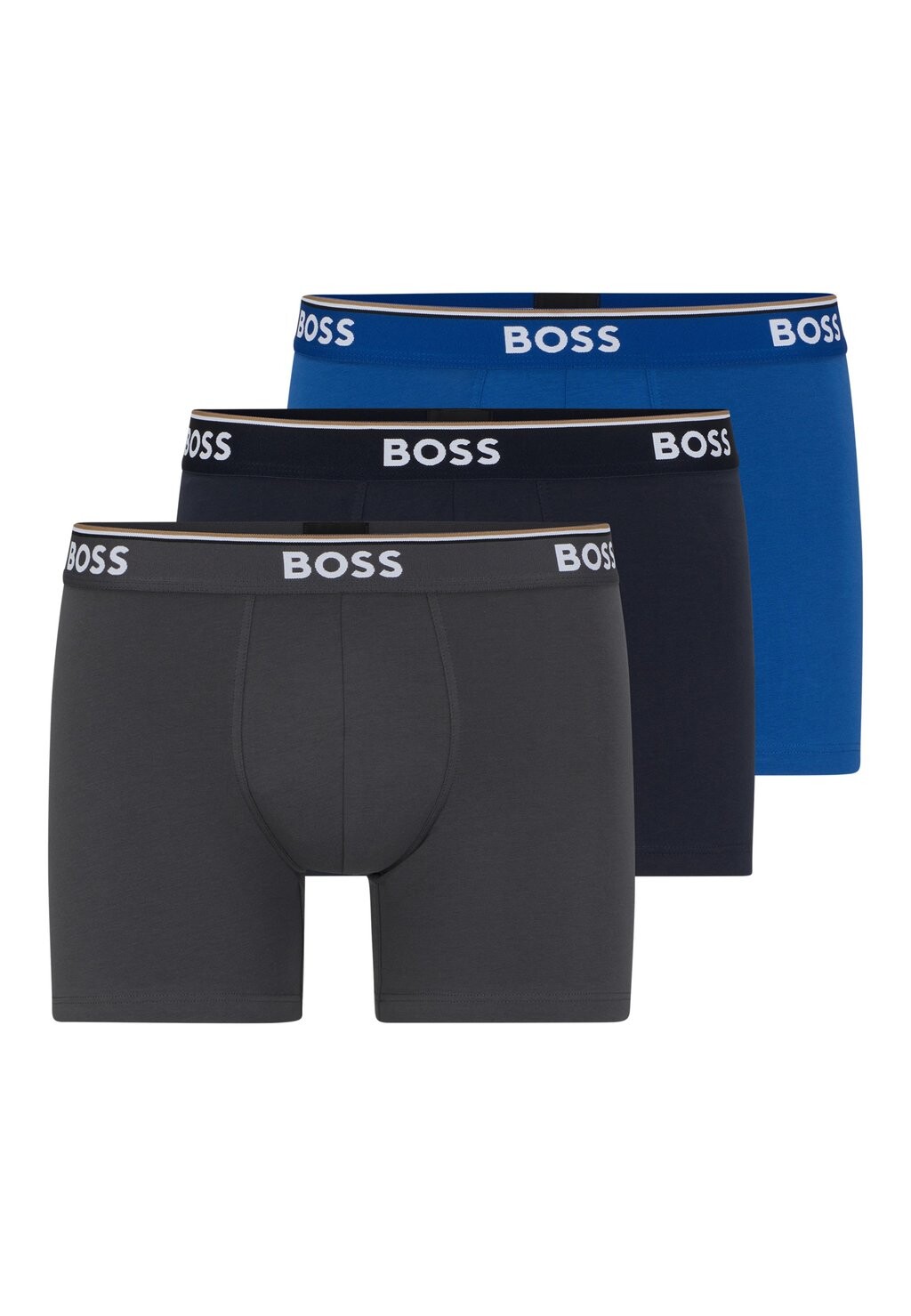 Трусы Power 3 Pack BOSS, открытые синие
Трусы Power 3 Pack BOSS, открытые синие
