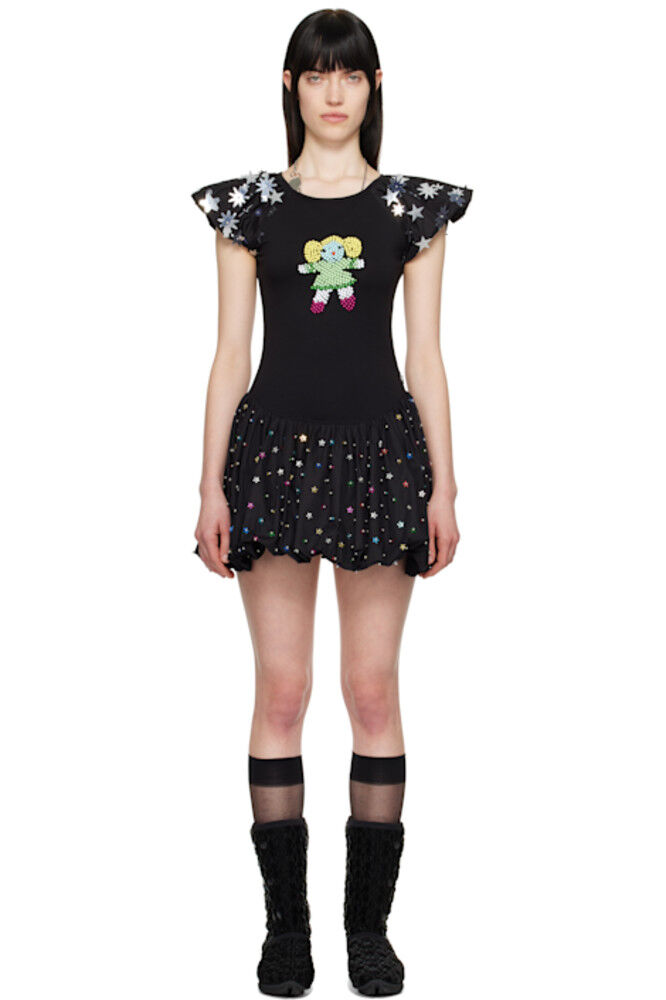 Черное мини-платье Angelica Chopova Lowena
Черное мини-платье Angelica Chopova Lowena