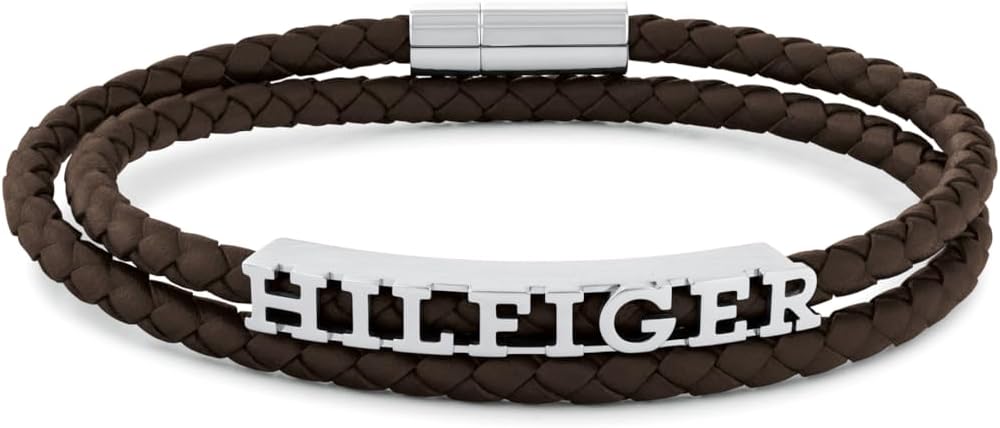 Мужские украшения Tommy Hilfiger - браслет из кожи и стали, магнитная застежка - элегантный, повседневный стиль - модный аксессуар, подарок для него, Brown
Мужские украшения Tommy Hilfiger - браслет из кожи и стали, магнитная застежка - элегантный, повседневный стиль - модный аксессуар, подарок для него, Brown