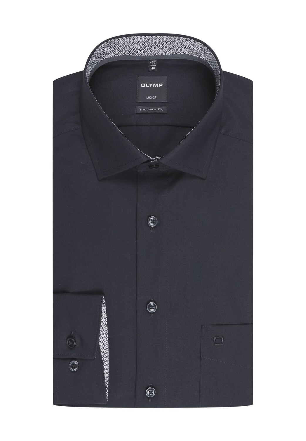 Деловая рубашка Luxor, спортивные манжеты, мужская OLYMP, черный
Деловая рубашка Luxor, спортивные манжеты, мужская OLYMP, черный