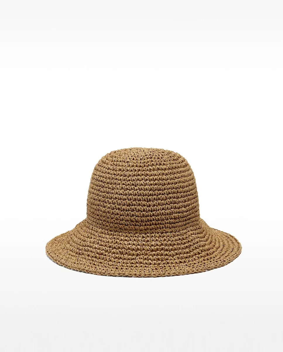 Женская панама из рафии однотонная Parfois, песочный
Женская панама из рафии однотонная Parfois, песочный