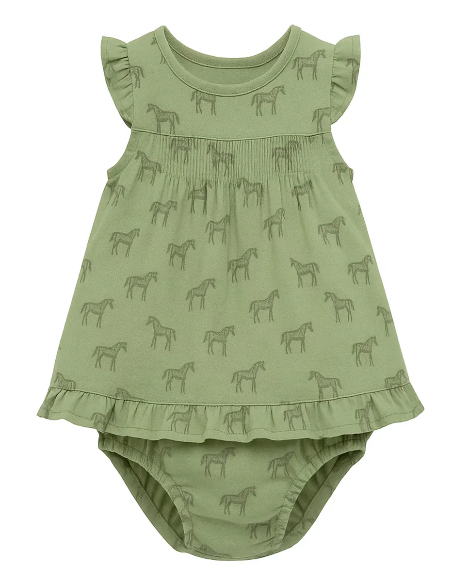 Детский комплект для девочки Jesusito с пеленкой и сафари-принтом BABIDÚ, зеленый
Детский комплект для девочки Jesusito с пеленкой и сафари-принтом BABIDÚ, зеленый