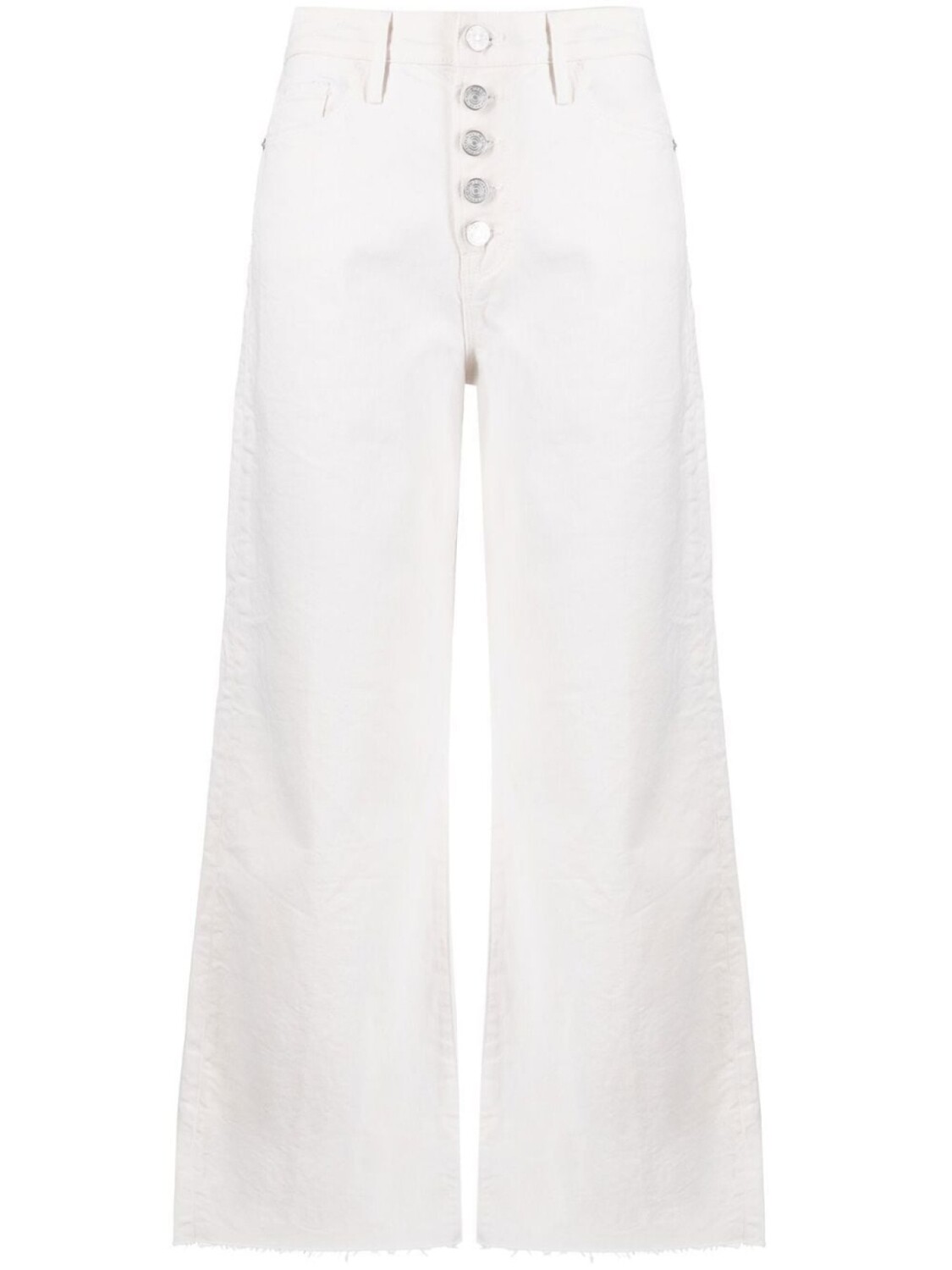 Укороченные джинсы широкого кроя FRAME, белый
Укороченные джинсы широкого кроя FRAME, белый