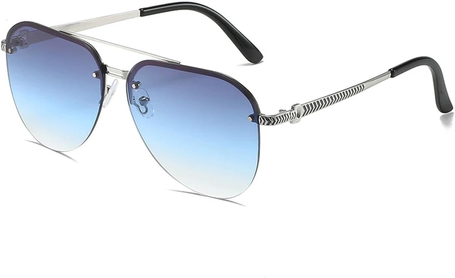 Ретро-классические металлические солнцезащитные очки с двойной перемычкой для мужчин и женщин, модные, для активного отдыха и вождения, защита от УФ-излучения UV400 TKKTLLT, Silver Gradient Blue
Ретро-классические металлические солнцезащитные очки с двойной перемычкой для мужчин и женщин, модные, для активного отдыха и вождения, защита от УФ-излучения UV400 TKKTLLT, Silver Gradient Blue