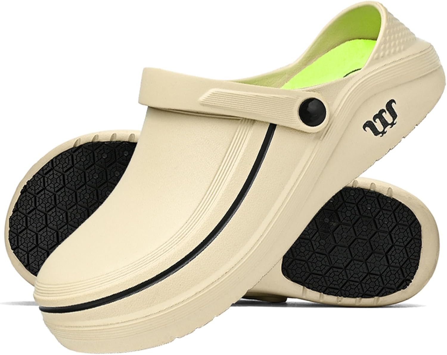 Мужские и женские сабо SECHRITE - Универсальная обувь для садовников и поваров, противоскользящая, водонепроницаемая обувь для медсестер и работников кухни, бежевый
Мужские и женские сабо SECHRITE - Универсальная обувь для садовников и поваров, противоскользящая, водонепроницаемая обувь для медсестер и работников кухни, бежевый