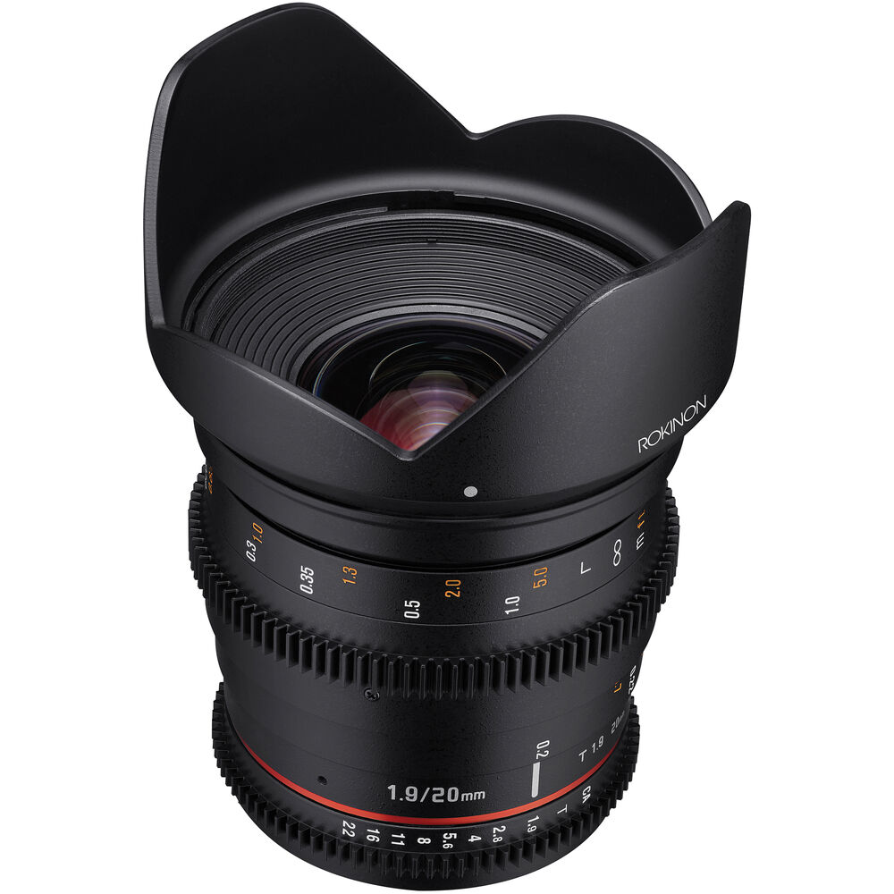 Объектив Rokinon 20 мм T1.9 Cine DS для формата Micro Four Thirds
Объектив Rokinon 20 мм T1.9 Cine DS для формата Micro Four Thirds